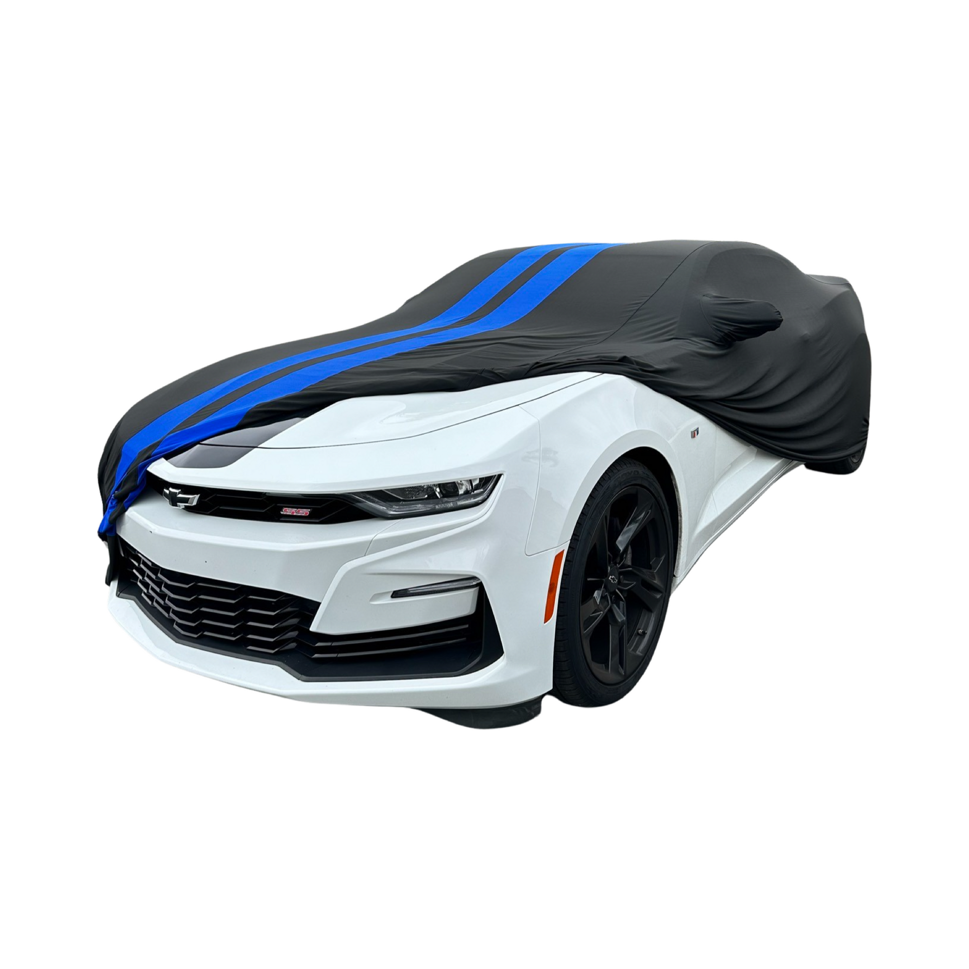 Chevrolet Camaro - Black/Blue - Camaro Car Cover